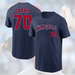 NEW SALE! Mitch Farris #70 Los Angeles Angels 2025 Name & Number Gift For Fans