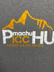 Marca Machu Picchu Maravilla Del Mundo Peru Peruvian Patriotic Men’s T-Shirt M