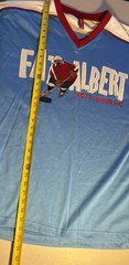 Vintage Platinum FUBU Fat Albert Hockey Jersey Size XXL Streetwear Hip Hop