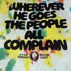 Grateful Dead /Good Grief Charlie Brown Comfort Colors Shirt Large Tie Dyed