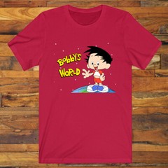 Bobby’s World Men’s Red T-Shirt Size S to 5XL