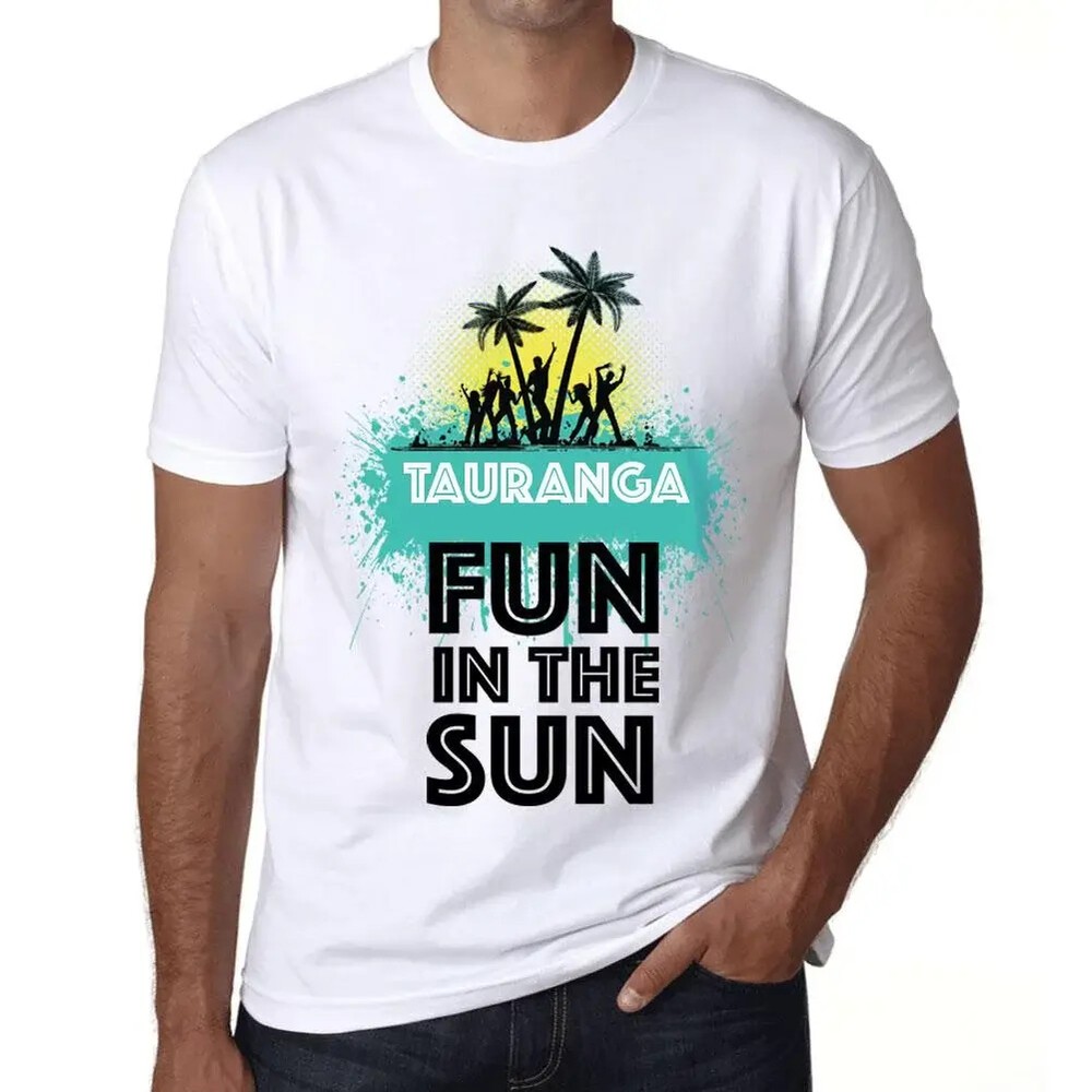 Men’s Graphic T-Shirt Fun In The Sun In Tauranga Eco-Friendly Limited Edition