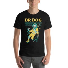 DR. DOG Concert Poster Vinyl Art Cover Black Short-Sleeve Unisex T-Shirt