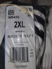 NEW MEN’S ADIDAS ORIGINALS TREFOIL POLY TEE SHIRT ~SIZE 2XL #IM9459