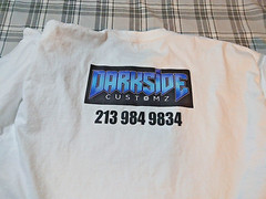 Stafford Men White Graphic Short Sleeve T-Shirt Classic Fit Darkside Customz XXL