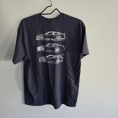 Ford Performace Cars Graphic T-shirt Nascar Gildan Racing Tee Size Large Blue L