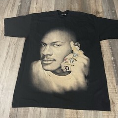 Rare Vtg Michael Jordan T Shirt 3XL Big & Tall Basketball hip hop rap og bling