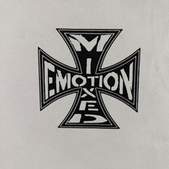 Mixed Emotion Biker Graphic T-Shirt Men’s XL Oversized Heavyweight Cotton NWT