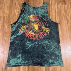 Vintage Thrashed Tank Shirt Mens Large USA Made Distressed 90s Hawaii Prime Cuts