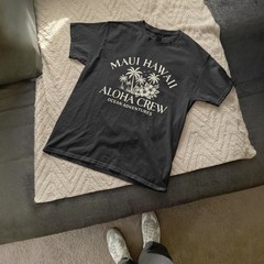 Maui Hawaii Souvenir Black T Shirt