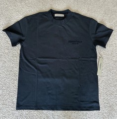 Essentials Fear of God Stretch Limo Black Tee Size XS NWT