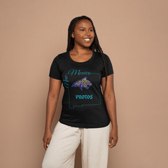 Protos Bobcat Graphic Tee Black Turquoise House System Shirt T-shirt Youth RCA