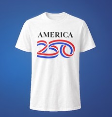 AMERICA 250TH Anniversary T Shirt Mens Women S, M, L, XL, XXL White USA