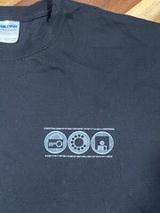 Gildan 2013 DEFCON 21 Las Vegas Rio casino 2XL Black T-Shirt Hacker convention