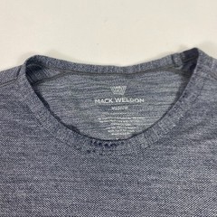 Mack Weldon Shirt Mens Medium Blue Crewneck Performance Knit Basic Tee