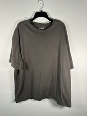 Duluth Trading Co Shirt Mens XL Relaxed Fit Longtail 100% Cotton Gray Crewneck