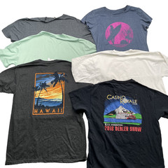 T Shirt Lot of 6 Men Large Graphic Skate Surf Outdoor Streetwear Gorpcore Hawaii