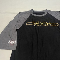 VTG Tool Los Angeles California Raglan Tour Torch Concert Band T-Shirt-M-5419
