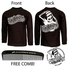 Men’s OG Suavecito Long Sleeve Tee Shirt (S, M, L, XL, 2XL, 3XL, 4XL, 5XL)