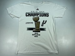 Adidas 2014 NBA Champions Shirts Locker Room Go Spurs Go White Med 3 stripe life