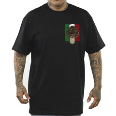 Tierra Y Libertad Men’s Shirt Dyse One Chicano Tattoo Art Mexican Flag Lowrider