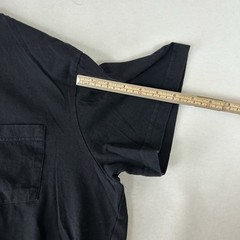 Vtg Hanes Signature T Men’s Pocket T-Shirt XL Black Short Sleeve USA Made