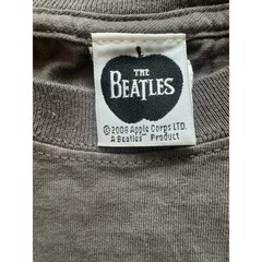 The Beatles Shea Stadium Concert Poster T-Shirt Gray 2008 Apple Corps Mens L