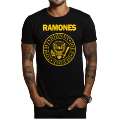 RAMONES Punk Rock Band T-Shirt Black S-3XL