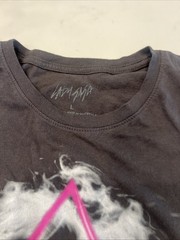 Lady Gaga Graphic Print Gray Men’s T-Shirt Size Large Super Soft