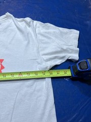 Vtg Levi’s 501 Spy That Button Fly T Shirt Tee Single Stitch White Promo (0591)