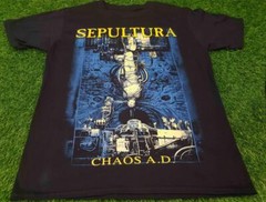 Vintage SEPULTURA CHAOS AD Men All size Shirt Gift For Fans T-Shirt