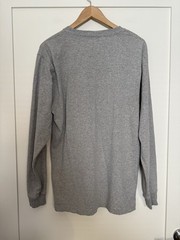 Carhartt Loose Fit Shirt Mens Sz S Gray Long Sleeve Pocket Workwear