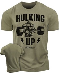 037. Hulking Up Funny Workout Gym T-Shirt for Men