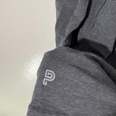 Public Rec Hoodie Shirt Mens Medium Gray Long Sleeve Lightweight Pullover Casual