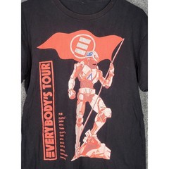 Logic Everybody’s Tour T-Shirt Black Graphic Robot Hip Hop Concert Band Tee Sz M