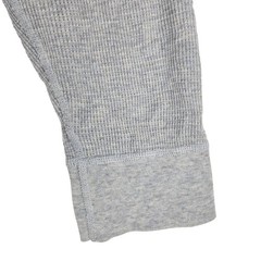 Faherty Mens Cloud Waffle Crew XL Light Blue Thermal Knit Long Slv PIMA Cotton