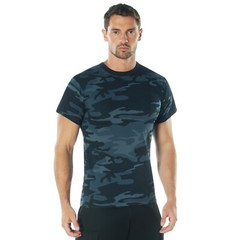 Rothco Midnight Blue Camo Men’s Short Sleeve Tee – Colored Camo T-Shirts