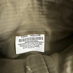 US Army Military Beige Cold Weather 1/4 Zip Undershirt Odyssey DCS – Large , REG