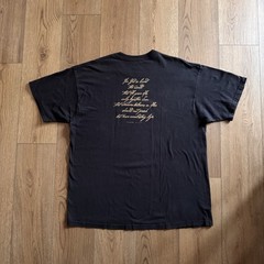 Vintage Living Epistles Public Display Jesus Black Mens XL Shirt USA Lightning