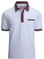 Men’s Luxurious Fine Cotton Polo Shirt,Italian Style,Stretch M to 3XL….C8.A