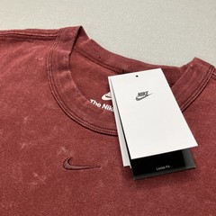 HV0127-619 Nike Sportswear Premium Essentials Loose Fit LS Shirt Red Mens S Vary