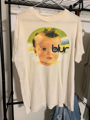 Vintage Blur Band Music Singer Short Sleeve T- Shirt Full Size S-5XL BO731