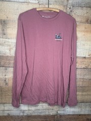 Travis Mathew Long Sleeve Shirt Skeleton Always On Vacation Golf Large L