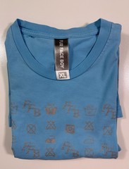 Fur Face Boy Graphic T-Shirt Mens XL Blue Made USA Logo Print Short Sleeve