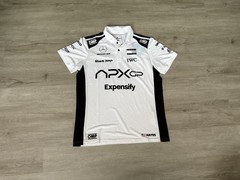 F1 Movie 2025 – APXGP White Polo Shirt Racing Replica Brad Pitt Mens Size Medium