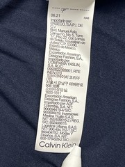 Calvin Klein Men’s Logo T-Shirt Navy Blue Size S Cotton Blend Crew Neck Tee. NEW