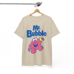Mr Bubble T-Shirt, Retro Vintage Bubblebath Logo Grunge T Shirt, Unisex Tee
