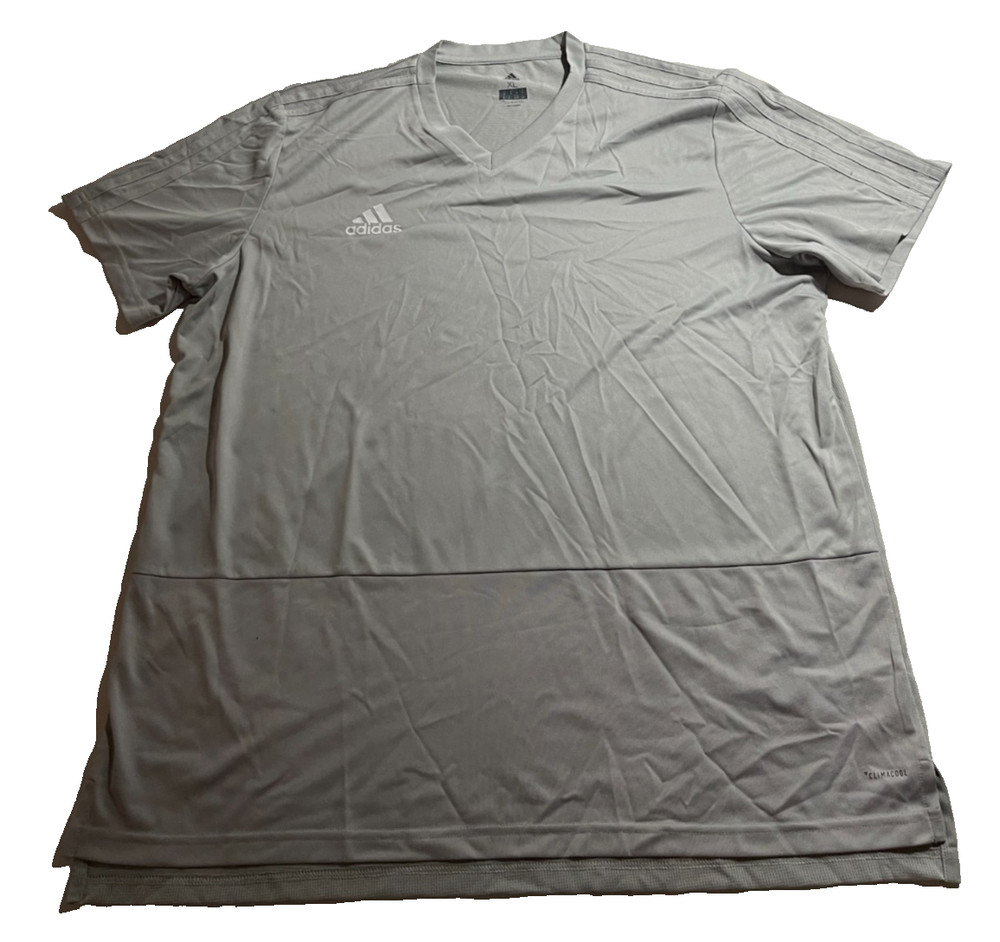 Adidas ClimaCool Performance T-Shirt Men’s XL Gray Short Sleeve Athletic Tee