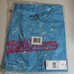 NWT Both Teams LGBTQ Pride T Shirt Bisexual Mens Unisex Sz LARGE Blue Pink