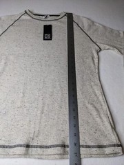 Distortion thermal Mens small long sleeve thermal shirt New with tags khaki/tan
